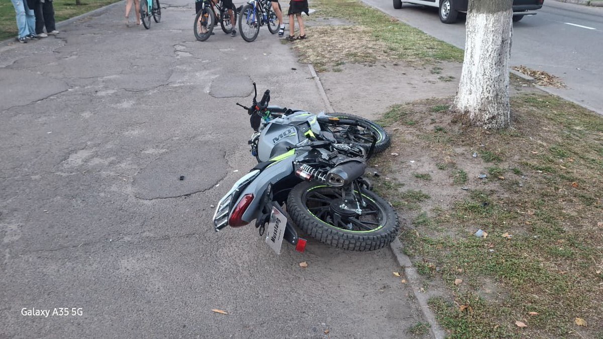 У Переяславі сталася ДТП за участю неповнолітнього мотоцикліста