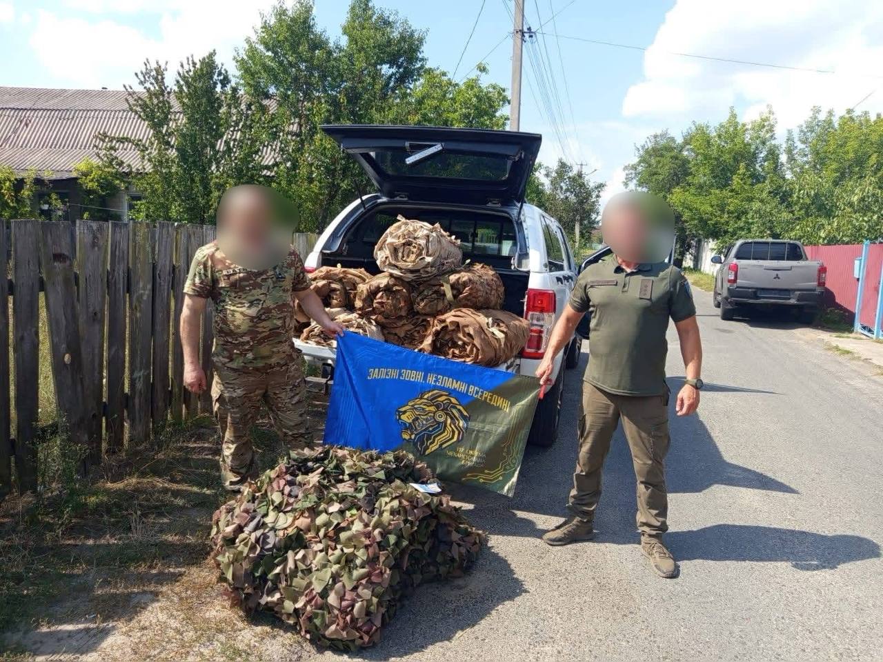 546 м² для захисту позицій: «Блиставицькі бджілки» підтримали українських воїнів