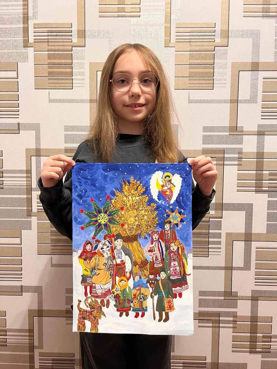 Перемога на міжнародному рівні: Злата Туманенко з Бучі відзначена за дитячий малюнок