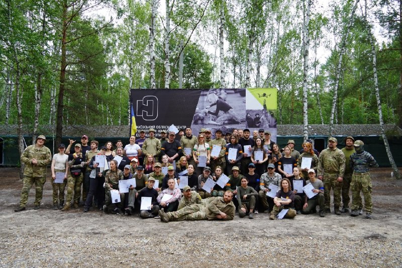 На Київщині завершився 14-й базовий курс підготовки до національного спротиву