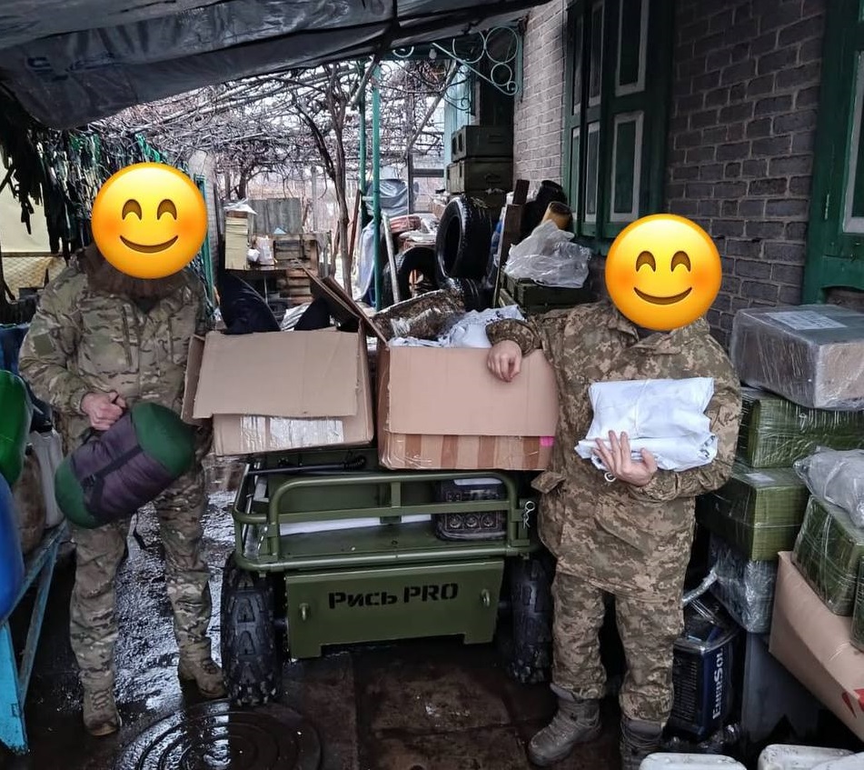 Волонтери з Бучі передали чергову допомогу українським військовим