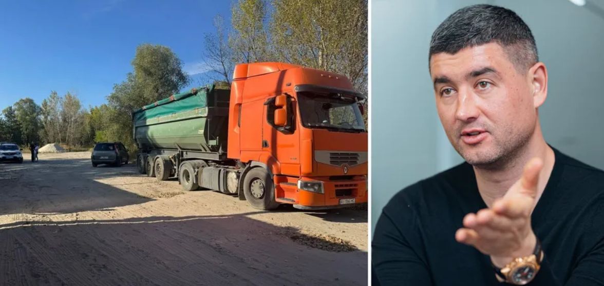 Скандальний бізнесмен Шапран позбувся техніки — нелегальний видобуток піску зупинено