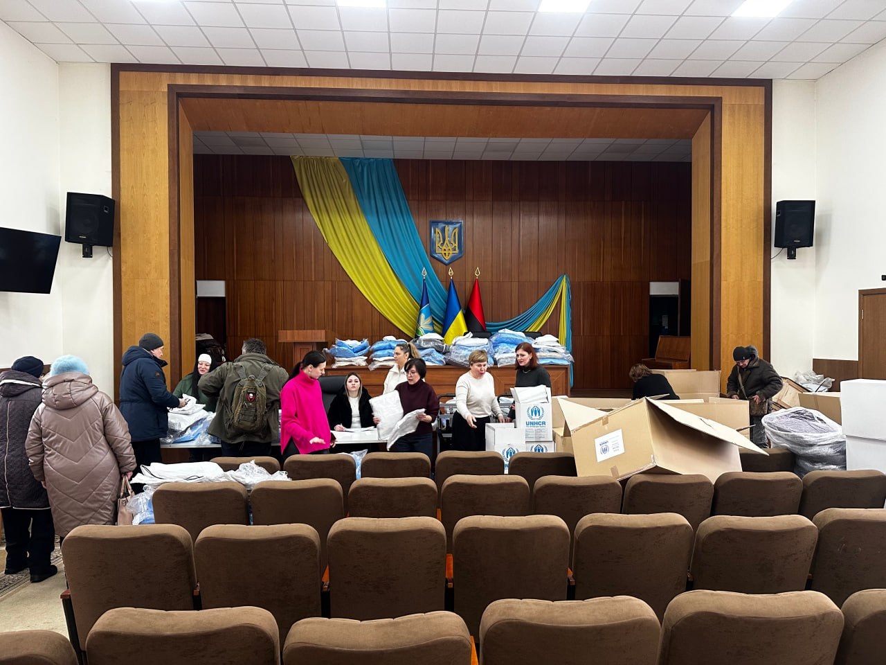 Ірпінська громада отримала гуманітарну допомогу від УВКБ ООН