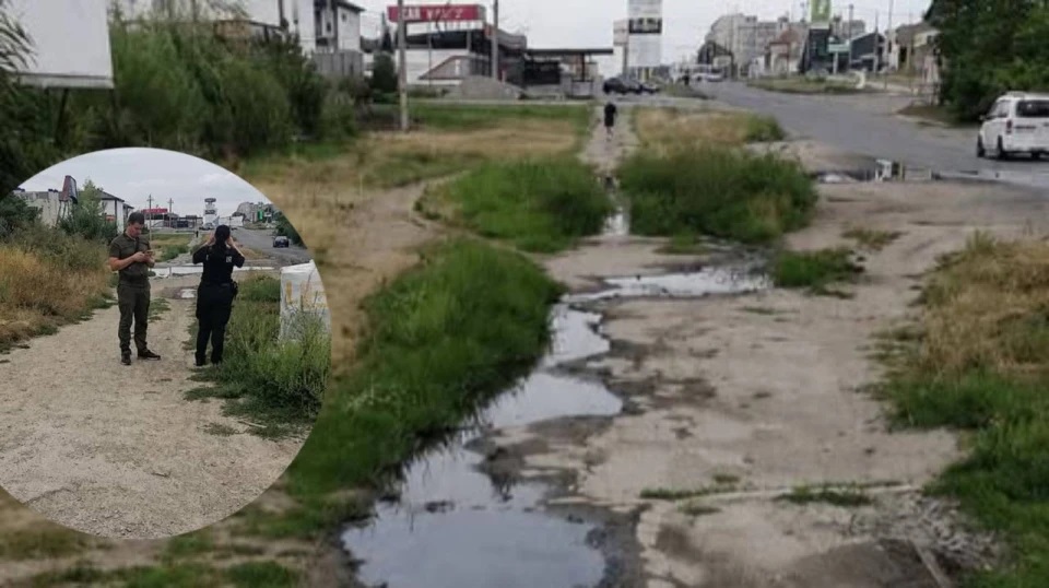 Незаконний скид стічних вод виявили на одній із вулиць Білої Церкви