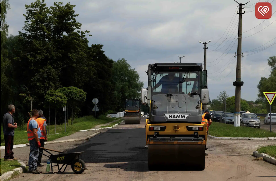 У Переяславі тривають роботи з ремонту вулиці Покровської
