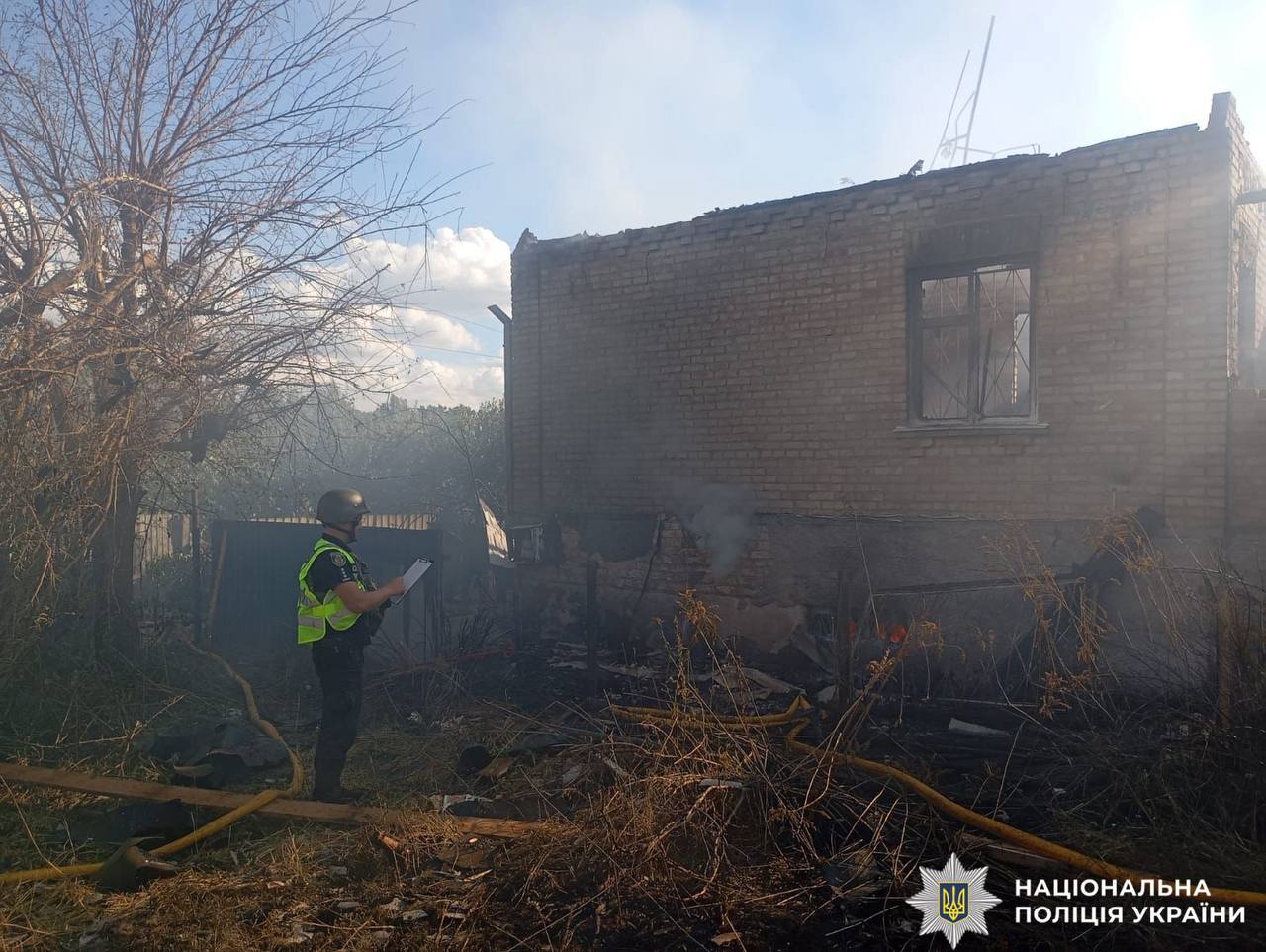 Наслідки російської атаки на Київщину: що зафіксували правоохоронці