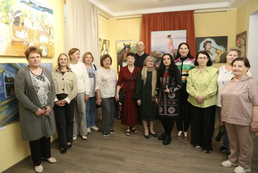 Відкриття виставки Марії Полякової «Україна крізь призму сьогодення» у Вишгороді (ФОТО)