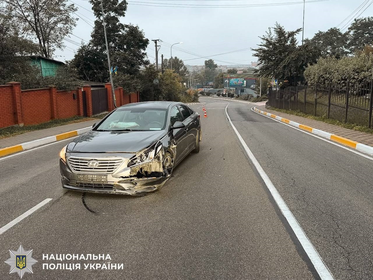 На Бучанщині п’яний водій Hyundai збив жінку на тротуарі