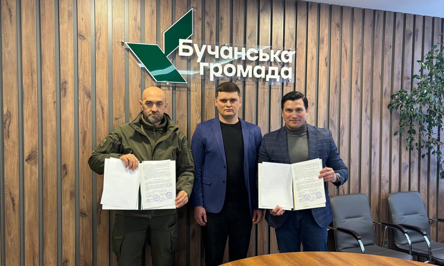 Буча підписала меморандум із ГО "Легіон Титанів" для підтримки ветеранів