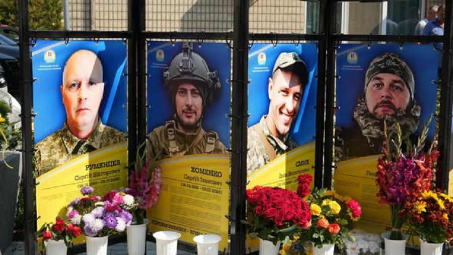 У Ржищеві відкрили чотири нові стели на Алеї Пам’яті полеглих Захисників